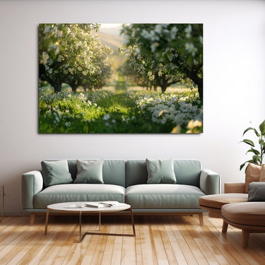 White Blossom Tree Painting